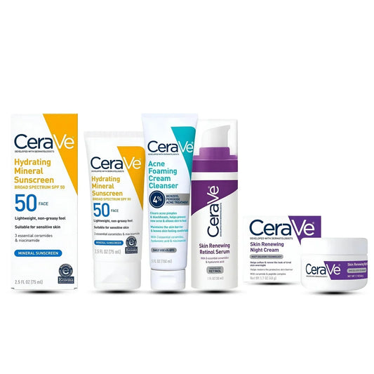 Cerave 4 In 1 Skincare Kit - SUNEHRI STORE
