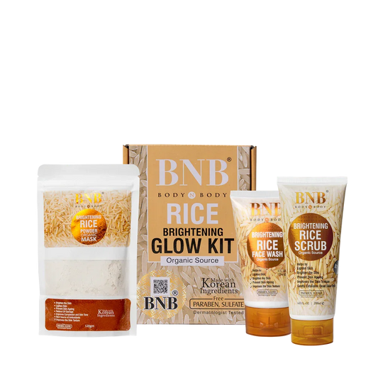 BNB Whitening Rice Organic Glow Kit - SUNEHRI STORE