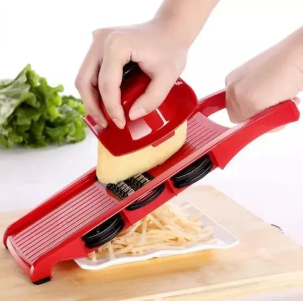 Mandolin Slicer Vegetable Grater, Cutter With Stainless Steel Blades| High Quality 10 In 1 - SUNEHRI STORE