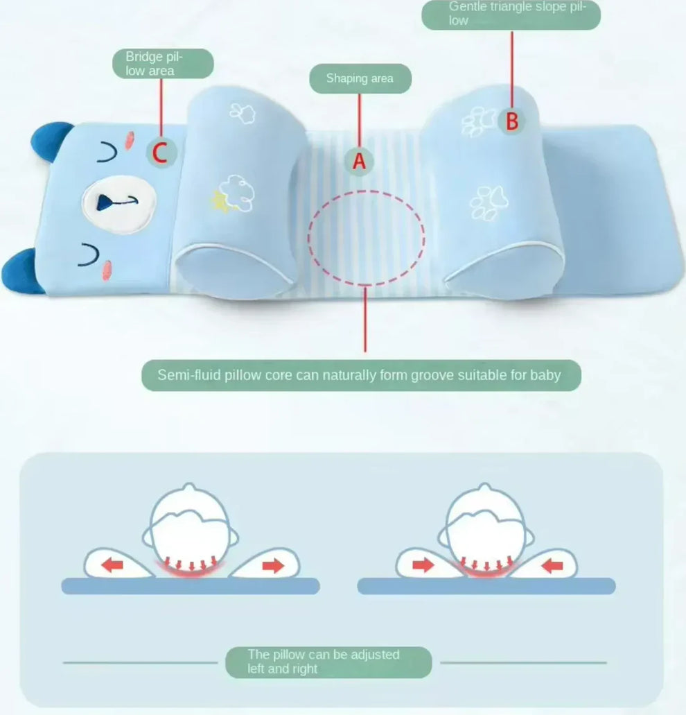 Soft Baby Head Shaping Pillow for Newborns