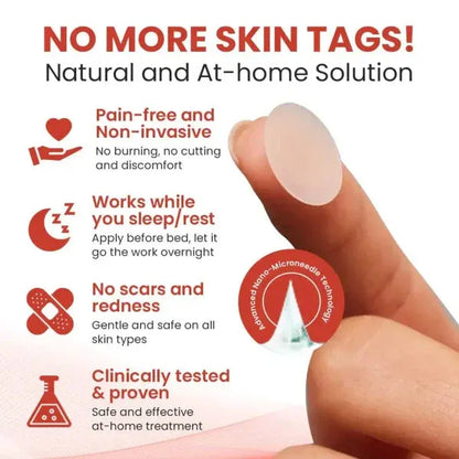DermaSmooth Skin Tag Remover Patch – Fast, Safe & Painless Removal