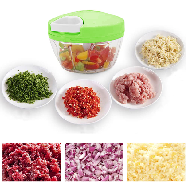 Speedy Chopper – Manual Hand Pull Food Processor for Vegetables, Fruits & Nuts