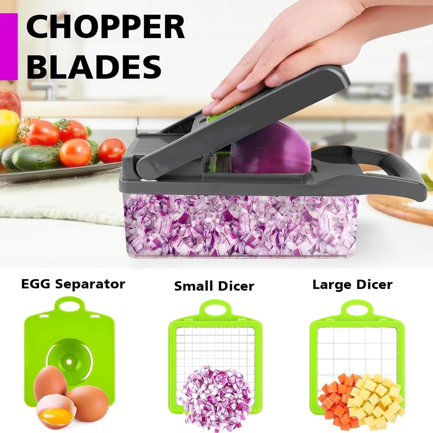 16-in-1 Multifunctional Vegetable Cutter & Slicer – Ultimate Kitchen Tool