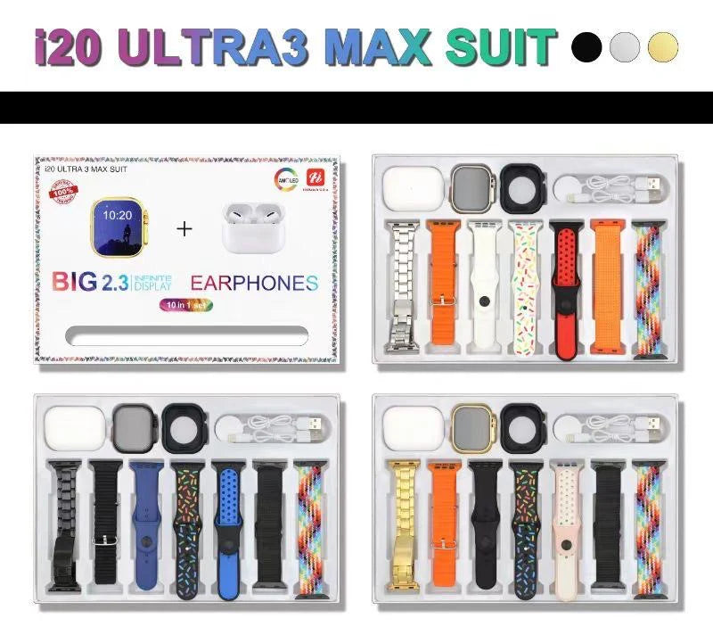 i20 Ultra 3 Pro Max Plus Pro 2 Airpods