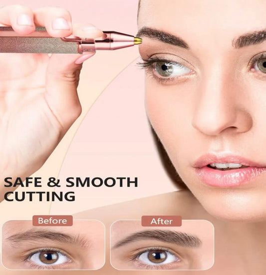 2 in 1 Electric Eyebrow Trimmer & Facial Hair Remover