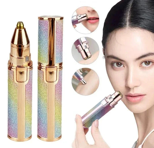 2 in 1 Electric Eyebrow Trimmer & Facial Hair Remover - SUNEHRI STORE