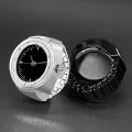 Finger Watch Rings Vintage Punk Mini Watches Couple Rings