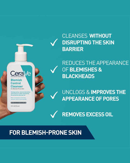 CeraVe Blemish Control Cleanser – 236ml