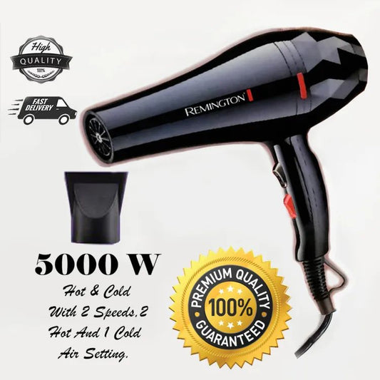 Remington PRO-001 Professional Hair Dryer – 5000 W Salon Power & Shine