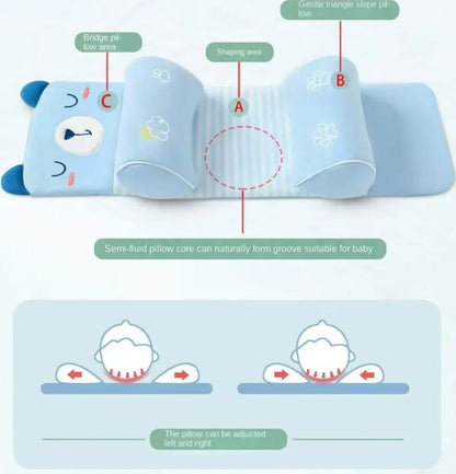 Soft Baby Head Shaping Pillow for Newborns